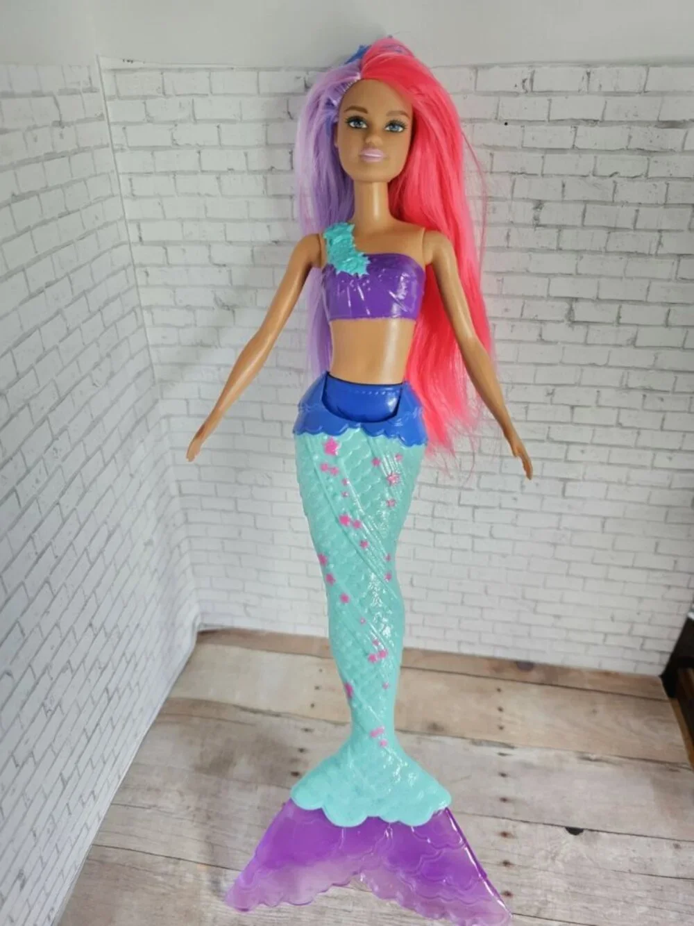 Mattel Barbie Dreamtopia/Fairytopia Teresa Face Purple Mermaid Fashion Doll Rare